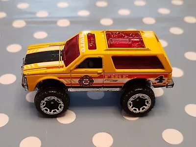 Buy Hot Wheels Chevy Blazer Yellow 4x4  Fire Truck   Combined Postage • 2.25£