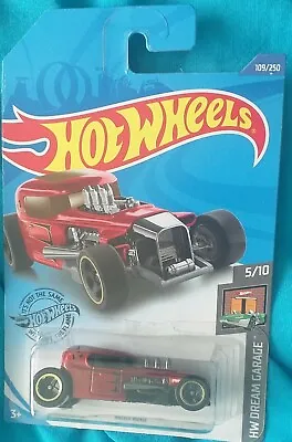 Buy Hot Wheels 2018 Mod Rod, Metallic Red, Long Card . • 3.99£