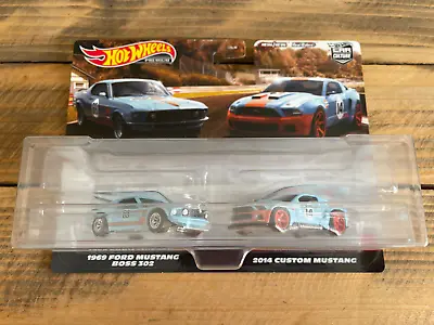 Buy Hot Wheels Gulf Ford Mustang Premium Twin Pack [Combined P&P] • 21.75£