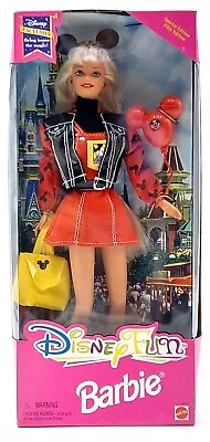 Buy 1997 Walt Disney World Barbie Doll: Disney Fun 5th Edition / Mattel 18970, NrfB • 54.69£