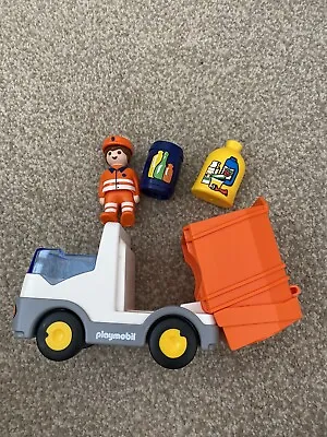 Buy Playmobil 123 Recycling Truck 6774 COMPLETE In A Good Condition • 7£