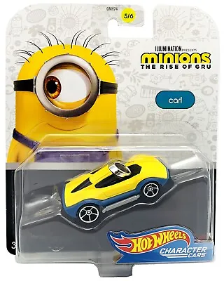 Buy Hot Wheels Character Cars - Minions The Rise Of Gru 5/6 Carl (BBGMH76) • 11.69£