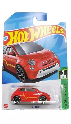Buy Hot Wheels Fiat 500e - Red • 8.95£