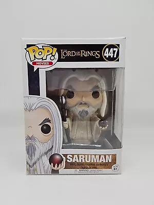 Buy Funko Pop! Movies: Lord Of The Rings Saruman Action Figure 447 • 30£