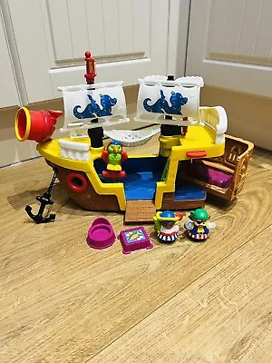 Buy Fisher Price Little People Pirate Ship With Working Sounds • 10£