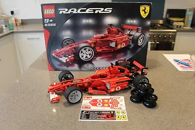 Buy LEGO Racers 8386 Ferrari F1 Racer 1:10 - 100% Complete Instructions Original Box • 155£