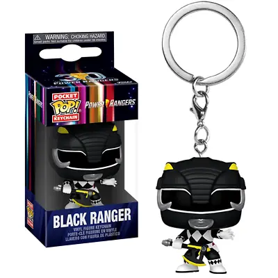 Buy Funko POP! Keychain Power Rangers Black Ranger Vinyl Keyring New • 8.95£