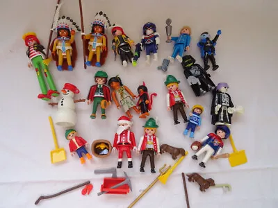 Buy Playmobil Assorted Figures - Clown, Snowman, Santa, Red Indian, Child, Devil • 19.99£