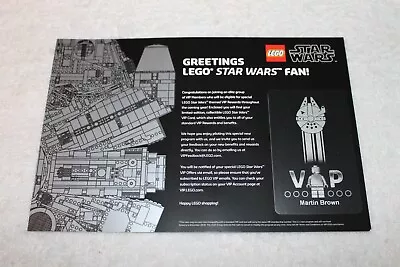 Buy Lego Limited Edition Black Vip Card Ucs Millennium Falcon 75912 To Fit 5005747 • 150£