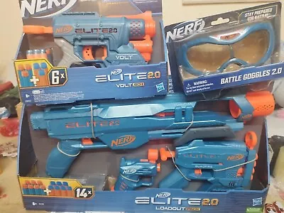 Buy NERF ELITE 2.0 Loadout Pack + Goggles + Extra Elite 2.0 Nerf Toy  • 30£