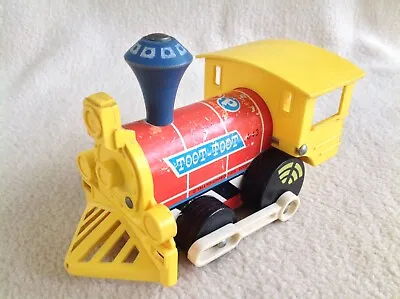 Buy Vintage Classic Retro Toot Toot Fisher Price Pull Along Wooden Train Engine 1963 • 10£