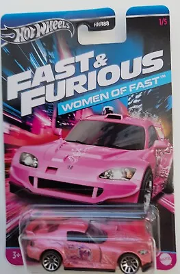Buy 2024 Hot Wheels Fast And Furious Women Of Fast Honda S2000 Pink • 6.50£