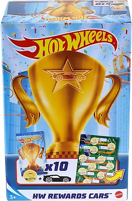 Buy Hot Wheels GWN97 Rewards Car Pack Of 10 Individually Wrapped 1:64 Scale Die-Cast • 21.53£