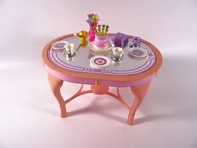 Buy Barbie Vintage Furniture Red Sweet Roses Table Dining Room Table As Pictured (13306) • 17.45£