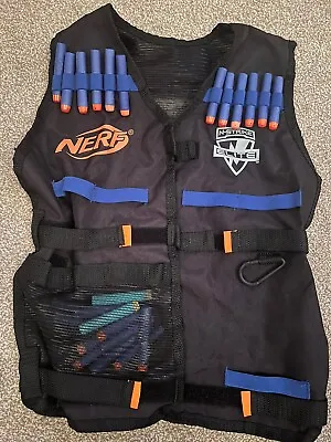Buy Nerf Vest With Nerf Bullets And Mini Fortnite Nerf Gun • 10£