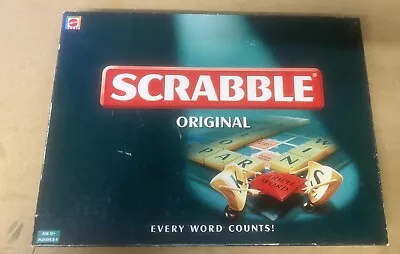 Buy Vintage Scrabble Board Game Mattel 1999 100% Complete Vgc • 7.55£