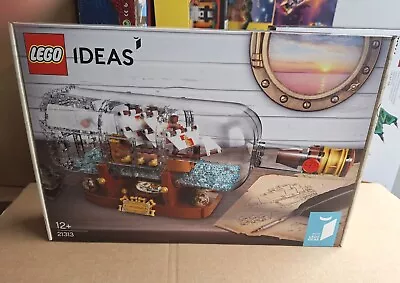 Buy LEGO Ideas: Ship In A Bottle (21313) Retired Set - Brand New - Sealed In Box • 125.95£