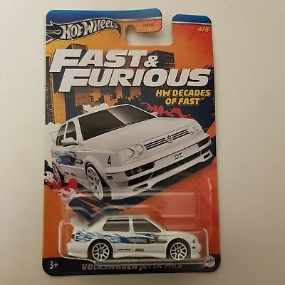 Buy Hot Wheels Fast And Furious HW Decades Of Fast Volkswagen Jetta Mk3 -Combine P&P • 8.95£