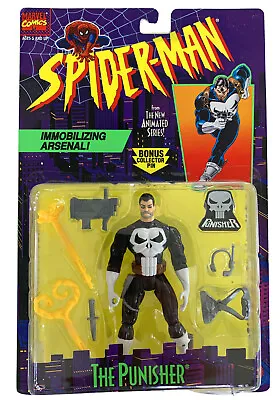 Buy Marvel Spider-man Series The Punisher Immobilizing Arsenal Toybiz 1995 Figure  • 113£