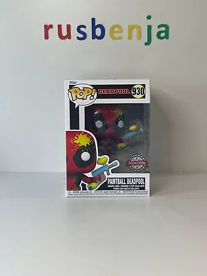 Buy Funko Pop! Marvel Deadpool - Paintball Deadpool Special Edition #930 • 34.99£