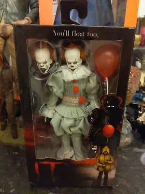 Buy Neca (2017 It The Movie) Pennywise 8  Clothed Action Figure Retro Mego Doll 2019 • 49.99£