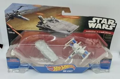 Buy Hot Wheels Star Wars First Order Transporter X-Wing Fighter / BRAND NEW • 11.99£