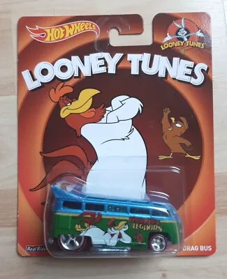 Buy Hot Wheels Looney Tunes Volkswagen T1 Drag Bus Foghorn / Leghorn Sealed On Card • 15£