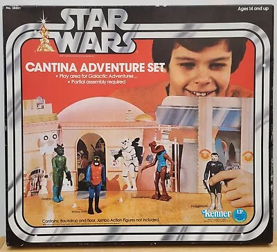Buy Star Wars Kenner Sideshow Vintage Gentle Giant Jumbo  Cantina Adventure Set Used • 115£