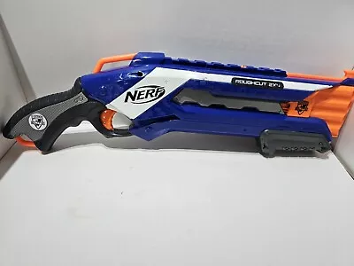 Buy Nerf N-strike Elite Rough Cut 2x4 Pump Action Blaster Blue • 11.99£