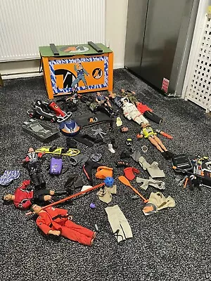 Buy Job Lot Action Man And Accessories Large Wooden Crate Bundle Toy Box • 37.99£
