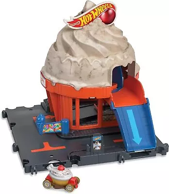 Buy Hot Wheels City Track Set With 1 Hot Wheels Car, Track Play That Connects To Ot • 19.61£