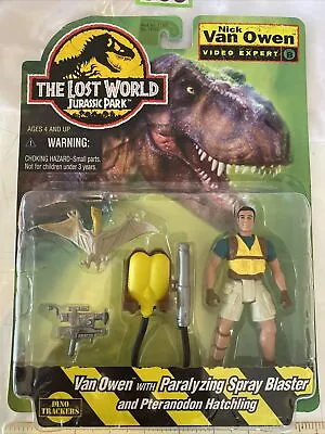 Buy AE795 Kenner Jurassic Park Lost World Nick Van Owen MOSC Figure Play Set VGC • 44.99£