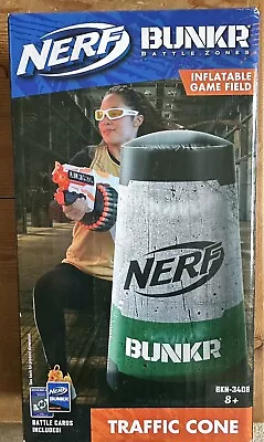 Buy Nerf Bunkr Battle Zones Take Cover Inflatable Traffic Cone • 12.99£