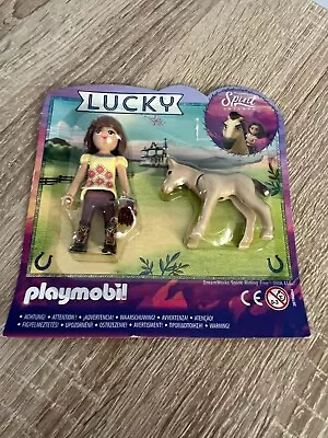 Buy Playmobil Dreamworks Spirit  Lucky With Foal New In Packaging • 5£