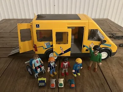 Playmobil City School Bus with Wheelchair Accessible Ramp