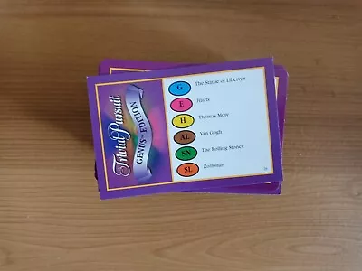 Buy 190+ Trivial Pursuit Game Question Cards Genus Edition • 9.99£