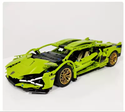 Buy Lamborghini Sian  Building Blocks Technical Car 1280 Pcs No Box  ______ • 12.99£