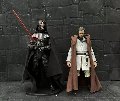Buy Star Wars Black Series Darth Vader & Obi Wan - Custom Figures • 50£