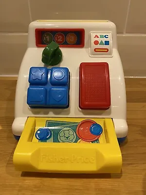 Buy Fisher Price Vintage Shopping Till Cashier 1992 Baby Toy • 11.99£