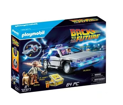 Buy  Playmobil Set Back To The Future DeLorean DMC-12 70317 64 Pieces Age 6yrs New  • 45£