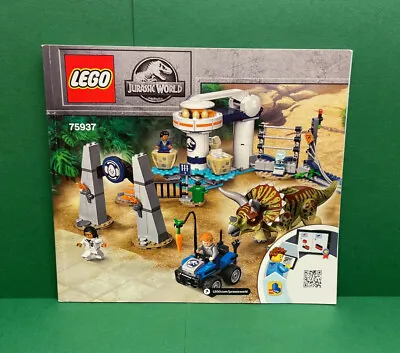 Buy LEGO INSTRUCTION MANUAL, Jurassic World, Triceratops Rampage, 1 Book, No. 75937 • 5.49£