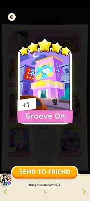 Buy Card Name Groove On Set 18 Monopoly Go 5 Star Stickers With Supur Fast Delivery  • 4.90£
