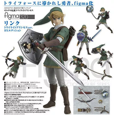 Buy The Legend Of Zelda: Twilight Princess Link DX Ver. Figure Figma 320 Toy In Box • 32.99£