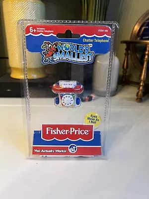 Buy World’s Smallest Fisher Price Chatter Telephone (Actually Works!) Brand New • 9.99£