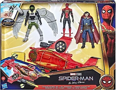 Buy Hasbro Spider-Man 3  No Way Home Escape Jet Set Spiderman Dr Strange And Vulture • 24.95£