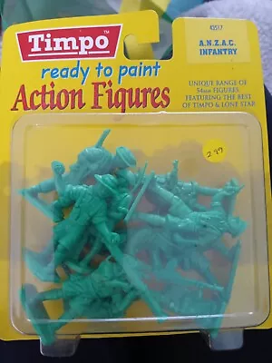 Buy TIMPO - Ready To Paint Action Figures - A.N.Z.A.C INFANTRY • 9.99£