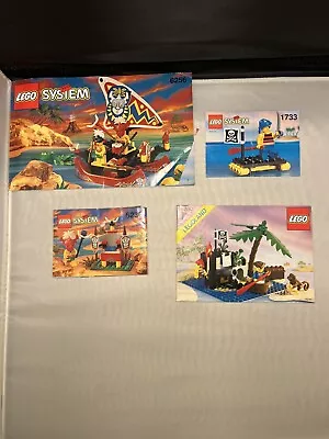 Buy Lego Vintage Pirate Instructions X4 • 9.50£