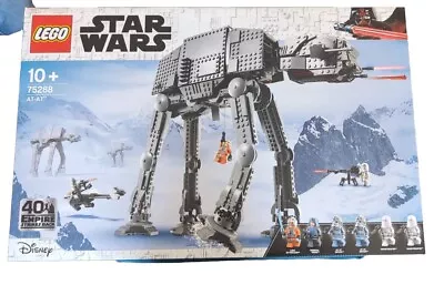 Buy LEGO 75288 Star Wars Atat Walker Toy Set For 40th Anniversary For Kids And E • 157.26£
