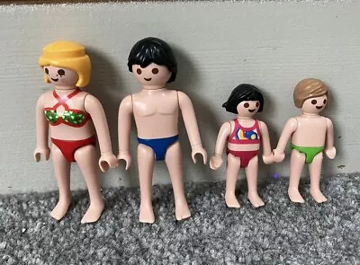 Buy Playmobil Family In Swimsuits - Swimming Pool Beach Holiday • 8£