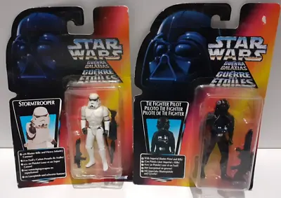 Buy Kenner Star Wars Power Of The Force Tie Fighter Pilot & Stomtooper Lot 3 - Rare • 19.97£